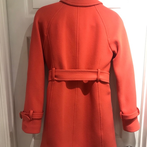 J. Crew Nello Gori Stadium Cloth Wool Belt Peacoat - Picture 3 of 6